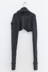 Marc Le Bihan Shoulder Sweater 2733 France Handmade MLB-2733-HUI GREY